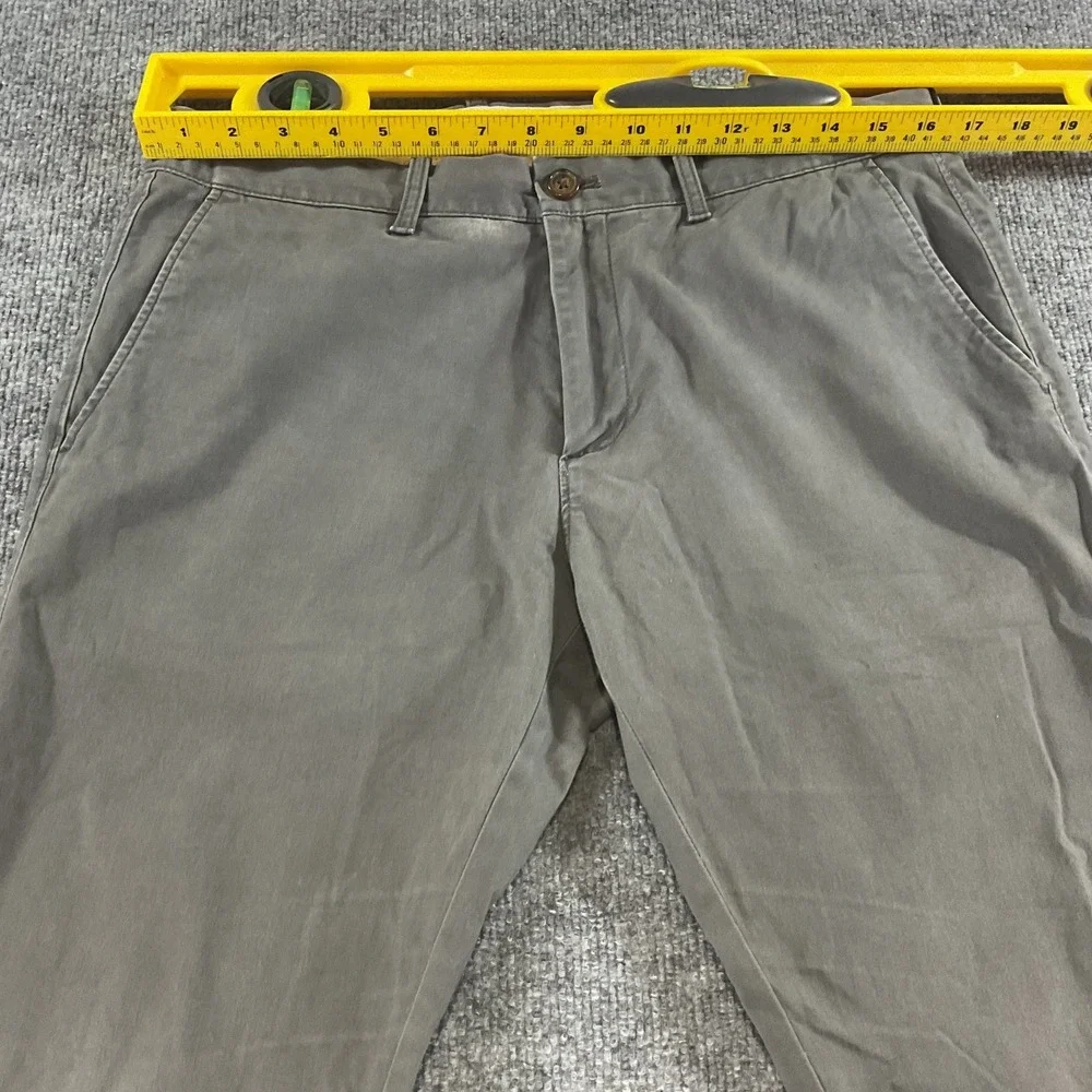 J.Crew Flex Skinny Chino Pants Men's 32x30 Gray Stretch Slim Fit Casual Modern D